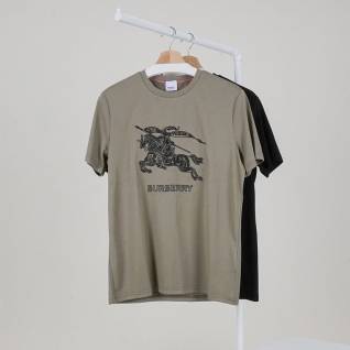 버버리 레플리카 기사 자수 로고 크루넥 반팔 티셔츠 | 명품 레플리카